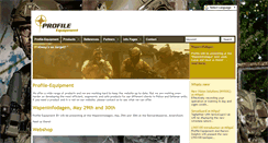 Desktop Screenshot of profile-equipment.com